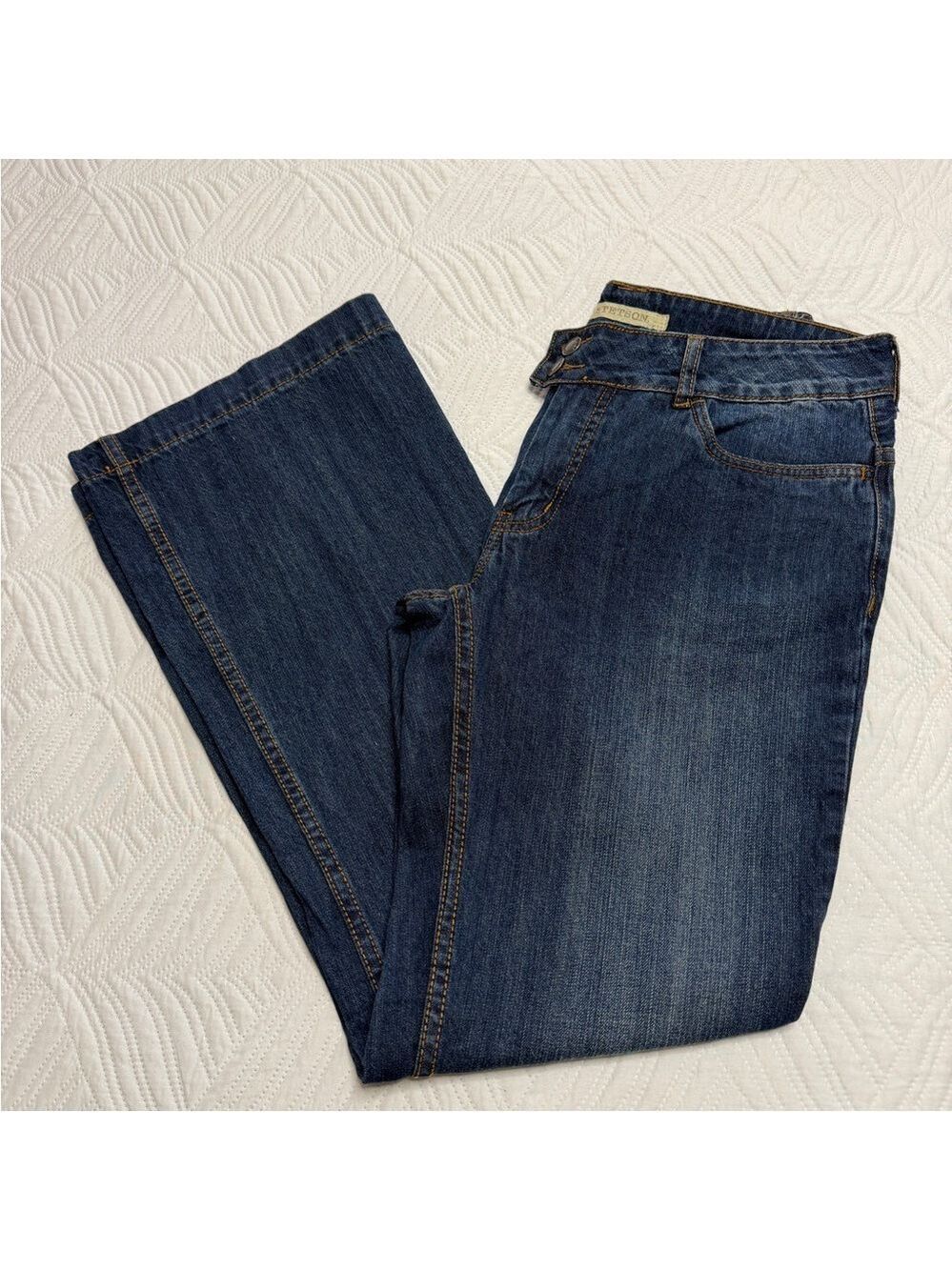 Stetson City Trouser Women’s Dark Blue Stonewashed Denim Jeans. Size 10